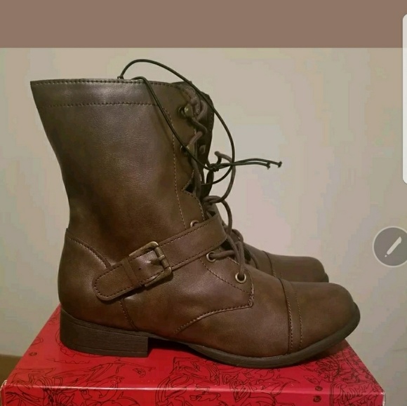 american rag farahh combat booties